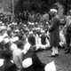 Nehru addressing the Indian Merchants at the Indian Trade Agency, Yatung, on September 29, 1958.